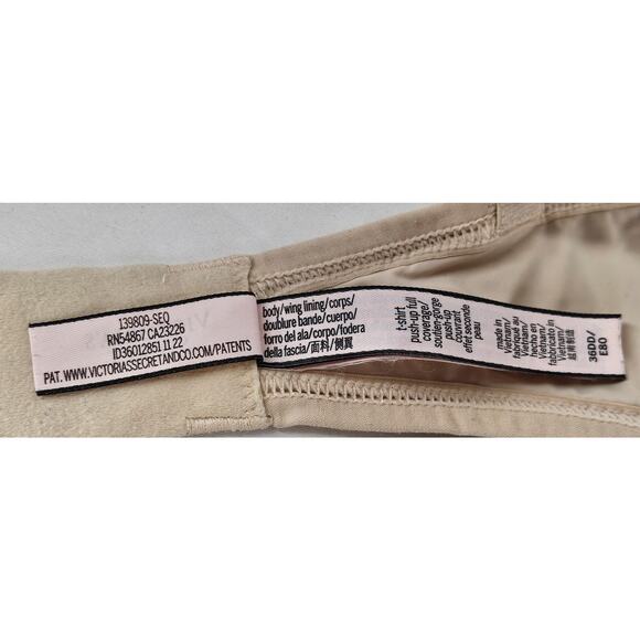 VICTORIA'S SECRET WOMEN'S NUDE BEIGE PUSH-UP BRA - SIZE 36DD / E80 - Picture 6 of 7